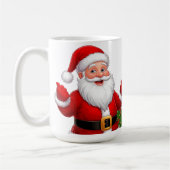 Vrolijke Kerstman Koffiemok (Links)