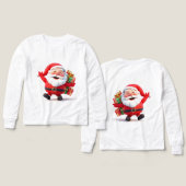 Vrolijke Kerstman met Festieve Cadeaus (Voorkant /achterkant)