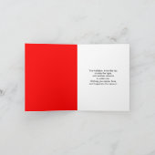 Vrolijke kerstman ontmoet de rabbijn Grappig Kaart (Binnen)