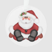 vrolijke kerstman ornament (voorkant)