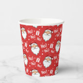 Vrolijke Kerstman Papieren Bekers (Links)