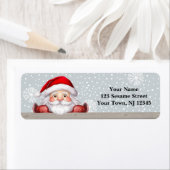 Vrolijke Kerstman retour adreslabels Etiket (Insitu)