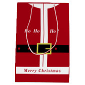 Vrolijke Kerstman Sinterklaas Cadeauzakken - Grapp Medium Cadeauzakje (Achterkant)