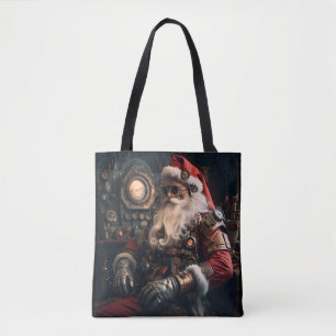 Vrolijke Kerstman Sinterklaas steampunk Tote Bag