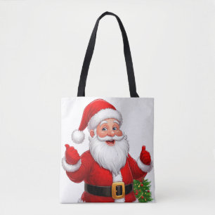 Vrolijke Kerstman Tote Bag