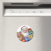 Vrolijke Kerstman Traditionele Kerstmis Magneet (Insitu (Vaatwasser))