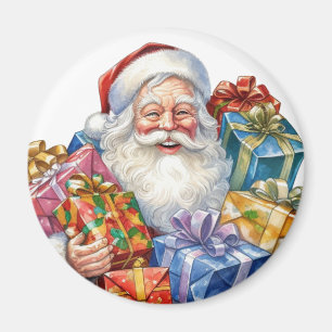 Vrolijke Kerstman Traditionele Kerstmis Magneet