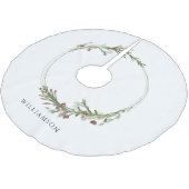 Vrolijke kerstminimalistische krans kerstboom rok (Gekanteld)