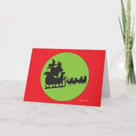 Vrolijke Kerstmis aan allen en aan allen een Feestdagen Kaart