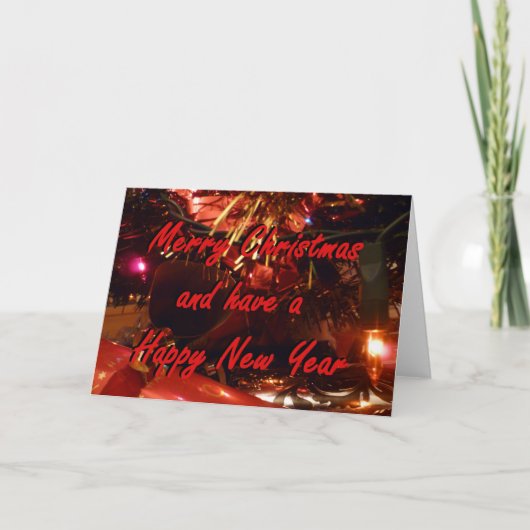 Vrolijke Kerstmis aan allen!! Feestdagen Kaart (Voorkant)