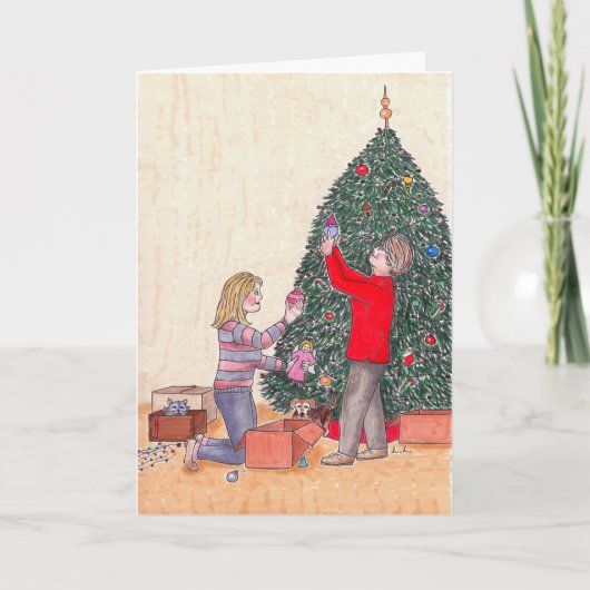 Vrolijke Kerstmis aan mijn Mamma Feestdagen Kaart (Voorkant)