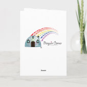 Vrolijke Kerstmis aan Mijn Prinses van de Feestdagen Kaart (Achterkant)