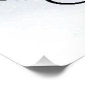 Vrolijke Kerstmis aquarel Perfect Poster (Hoek)