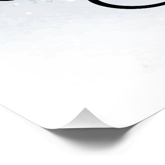 Vrolijke Kerstmis aquarel Perfect Poster (Hoek)