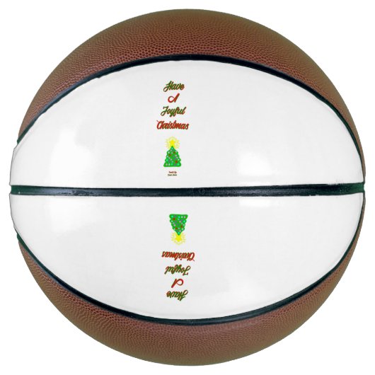 Vrolijke Kerstmis Basketbal (Voorkant)
