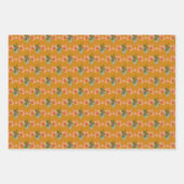 Vrolijke Kerstmis Bloemenduif met hart Inpakpapier Vel (Voorkant 2)