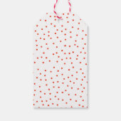 Vrolijke Kerstmis Botanische Vakantie krans Kraft Cadeaulabel (Achterkant)