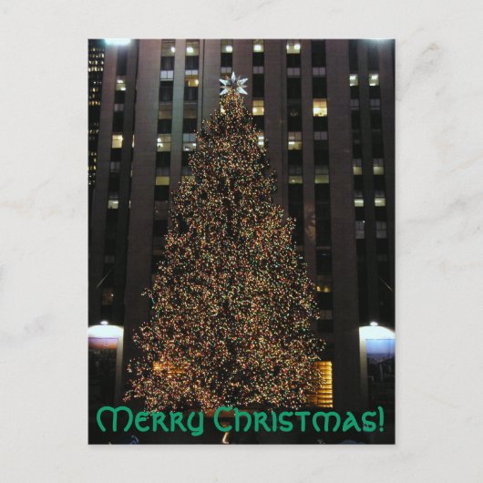 Vrolijke Kerstmis! briefkaart (Voorkant)