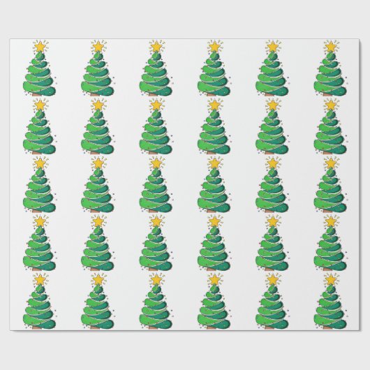 Vrolijke Kerstmis Cadeaupapier (Vlak)