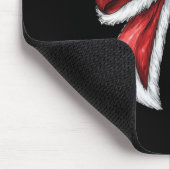 Vrolijke Kerstmis Coquette Bow Xmas Pyjama Familie Muismat (Hoek)