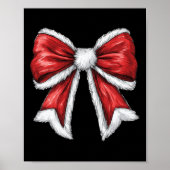 Vrolijke Kerstmis Coquette Bow Xmas Pyjama Familie Poster (Voorkant)