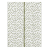 Vrolijke Kerstmis Cypress & Sneeuwval Patroon Vaka Tafelkleed (Voorkant)