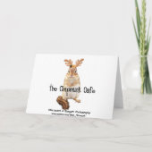 Vrolijke Kerstmis! De Kaart van de Aardeekhoorns (Achterkant)