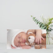 Vrolijke Kerstmis - de Kaart van de Foto van de (Staand voorkant)