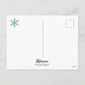 Vrolijke Kerstmis en een Gelukkig Briefkaart van (Achterkant)