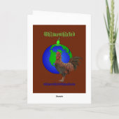 Vrolijke Kerstmis en een Gelukkig Nieuwjaar Feestdagen Kaart (Achterkant)