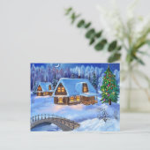 vrolijke Kerstmis en gelukkig nieuw jaar Feestdagenkaart (Staand voorkant)