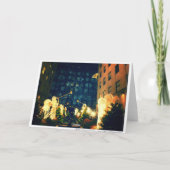 Vrolijke Kerstmis - Engelen en Sneeuwvlokken Feestdagen Kaart (Achterkant)