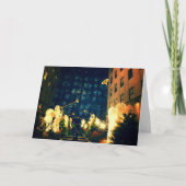 Vrolijke Kerstmis - Engelen en Sneeuwvlokken Feestdagen Kaart (Voorkant)