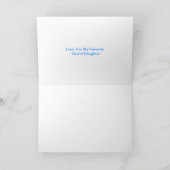 Vrolijke Kerstmis-Favoriete Kleindochter Feestdagen Kaart (Binnen)