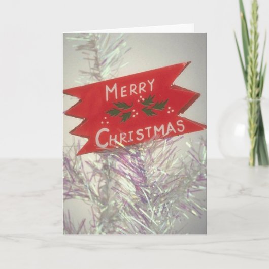 Vrolijke Kerstmis Feestdagen Kaart (Voorkant)