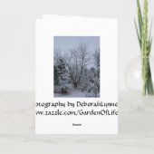 Vrolijke Kerstmis Feestdagen Kaart (Achterkant)