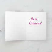 "Vrolijke Kerstmis! " Feestdagen Kaart (Binnen)