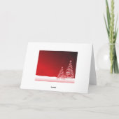 Vrolijke Kerstmis Feestdagen Kaart (Achterkant)