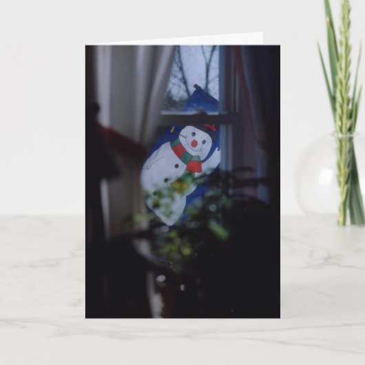 Vrolijke Kerstmis Feestdagen Kaart (Voorkant)