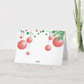 Vrolijke Kerstmis! Feestdagen Kaart (Achterkant)