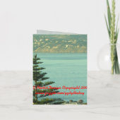 Vrolijke Kerstmis! Feestdagen Kaart (Achterkant)