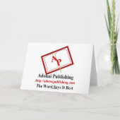 Vrolijke Kerstmis Feestdagen Kaart (Achterkant)