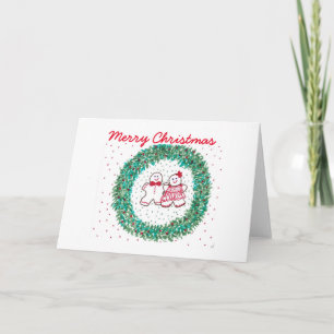 Vrolijke Kerstmis Feestdagen Kaart