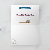 Vrolijke Kerstmis Feestdagen Kaart (Binnen)