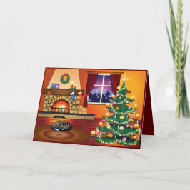 Vrolijke Kerstmis! Feestdagen Kaart