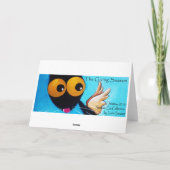 Vrolijke Kerstmis Feestdagen Kaart (Achterkant)