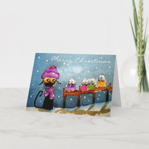 Vrolijke Kerstmis Feestdagen Kaart