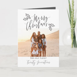 VROLIJKE KERSTMIS FEESTDAGEN KAART