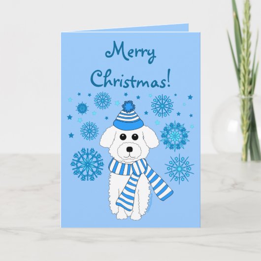 Vrolijke Kerstmis! Feestdagen Kaart (Voorkant)