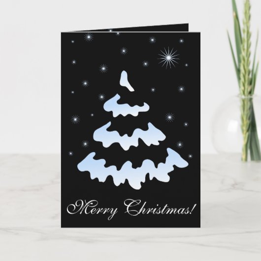 Vrolijke Kerstmis! Feestdagen Kaart (Voorkant)